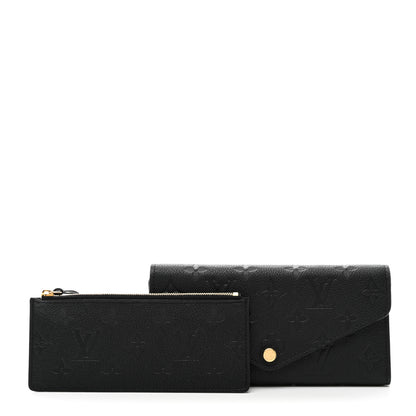 Louis Vuitton Empreinte Josephine Wallet Black 3 of 8