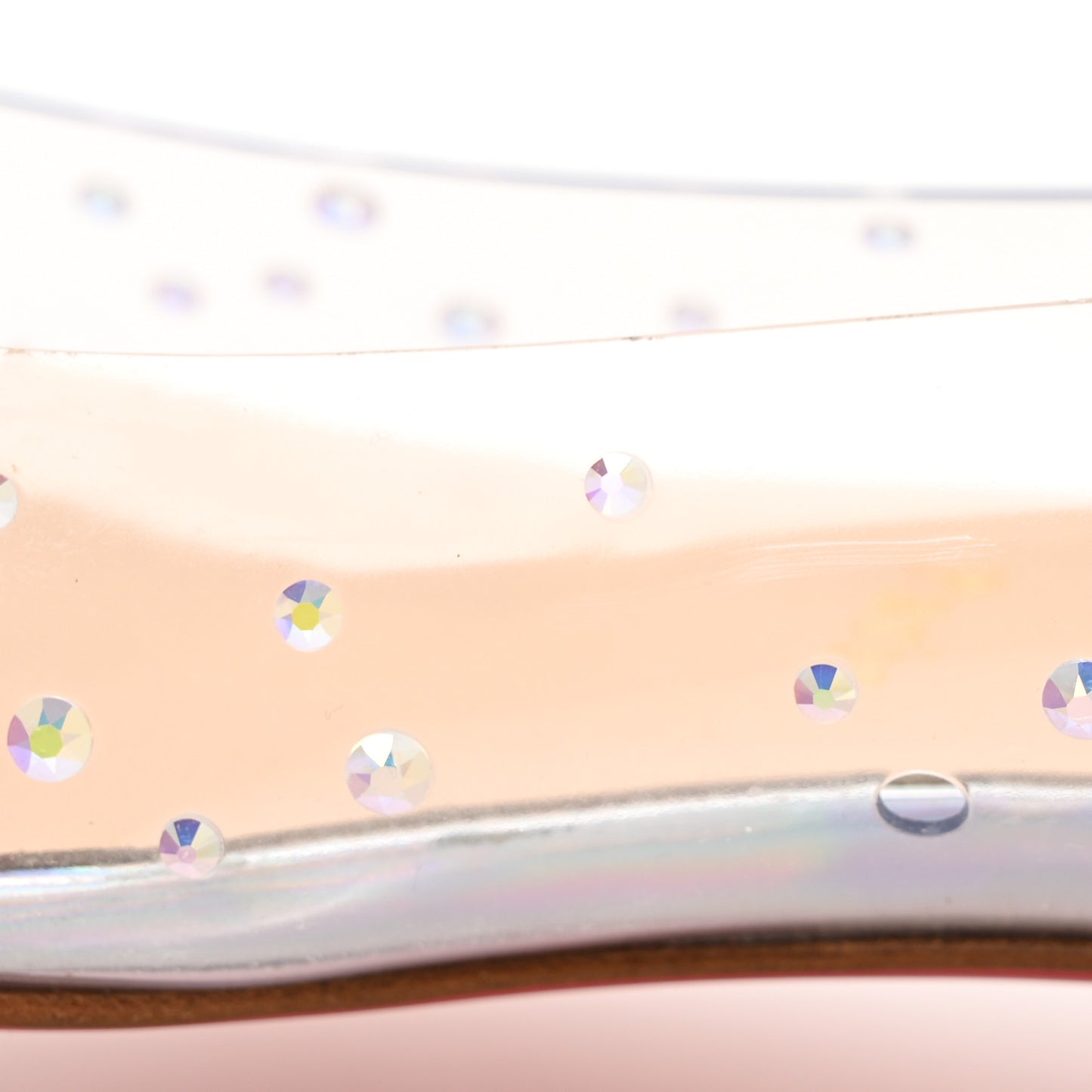 PVC Suede Degrastrass Flats 36.5 Pink Multicolor