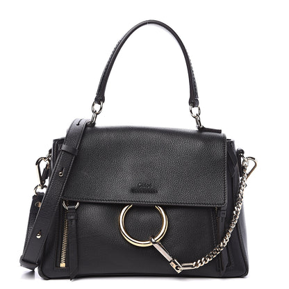 Chloe Calfskin Small Faye Day Shoulder Bag Black 1 of 8