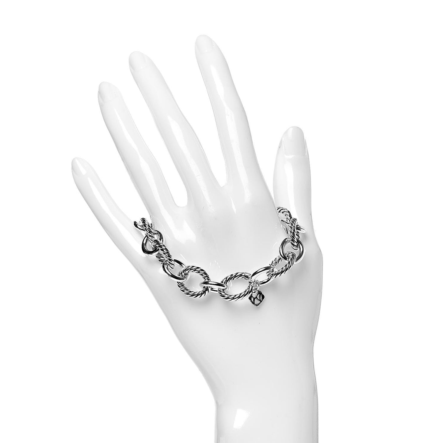 Sterling Silver 12mm Large Oval Link Bracelet