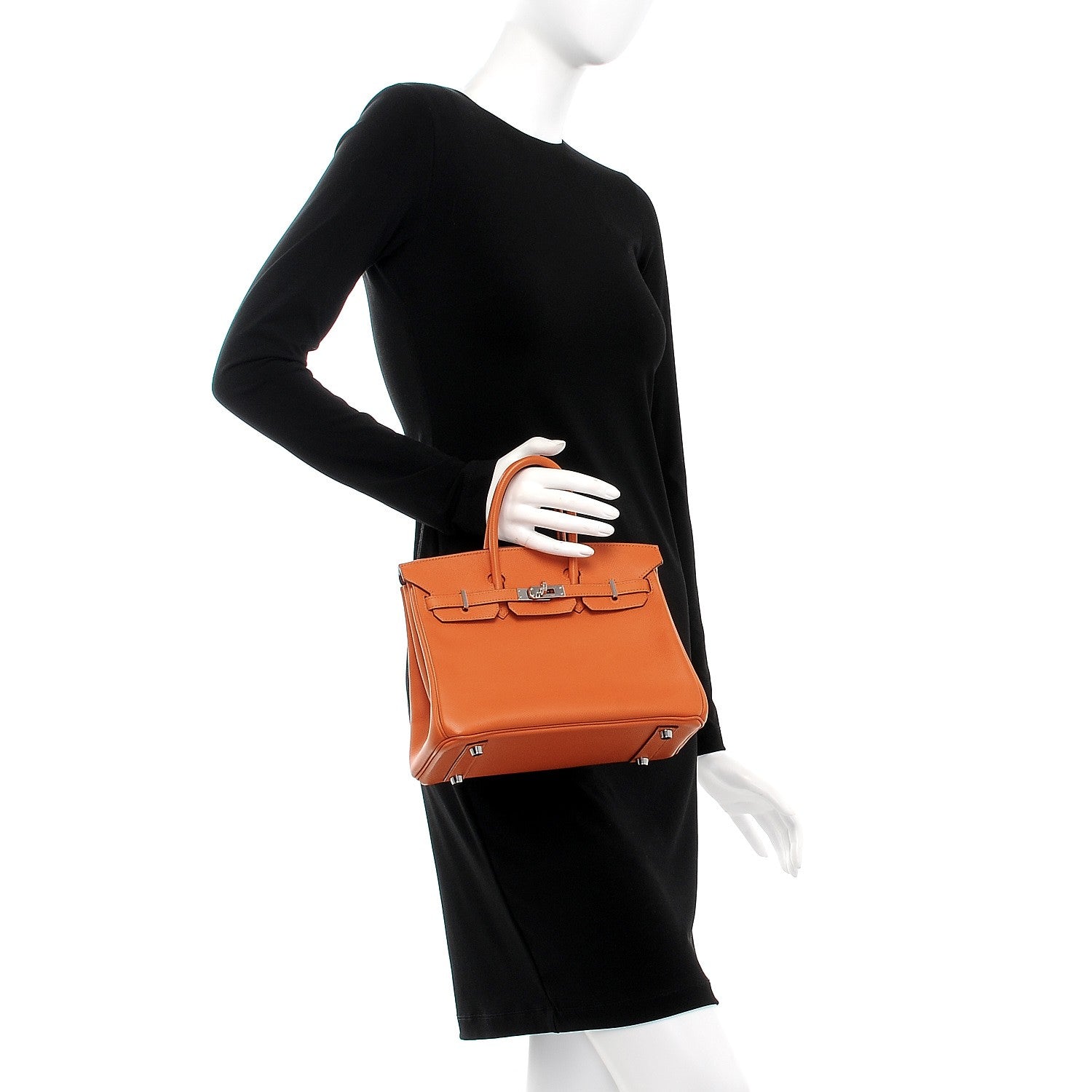 Hermes Epsom Birkin 25 Orange 2 of 24