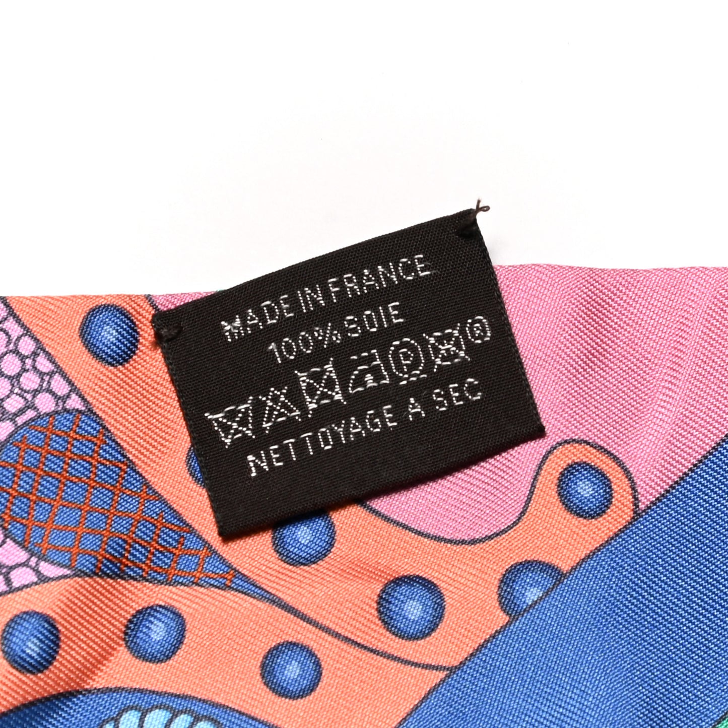 Silk Selle de Dignitaire Plumetis Twilly Rose Saumon Vert