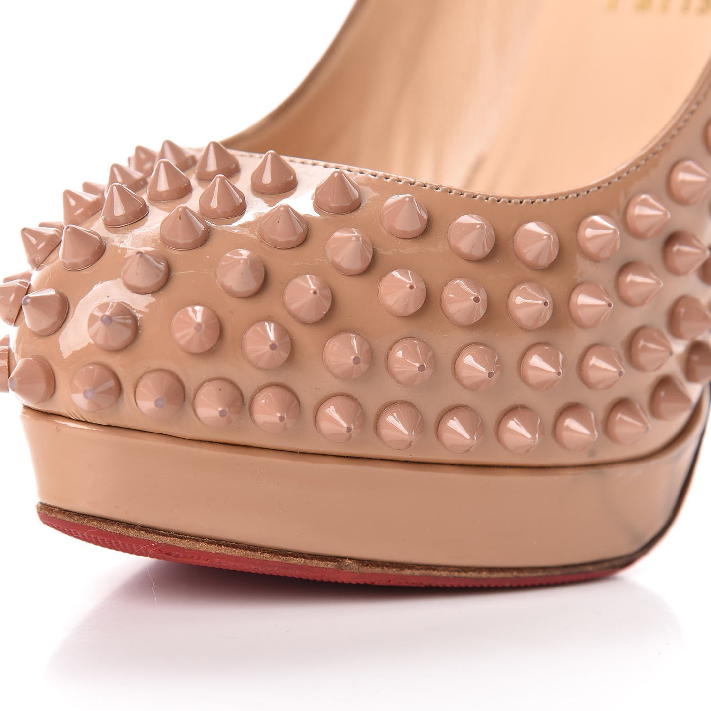 Patent Alti Spikes 140 Pumps 38 Nude