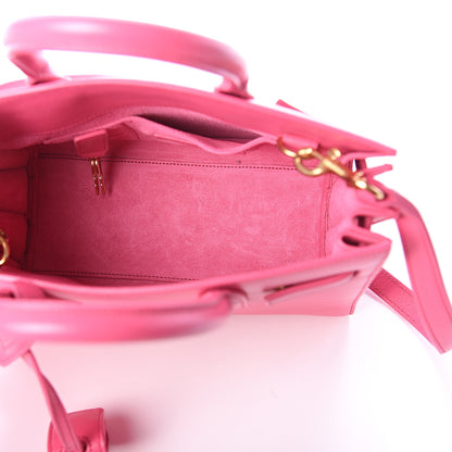 Saint Laurent Calfskin Nano Sac De Jour Lipstick Fuchsia 4 of 7