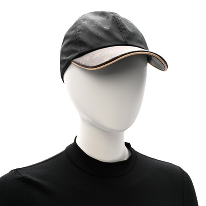 Louis Vuitton Polyester Silk Monogram LV Get Ready Cap M Black 2 of 9