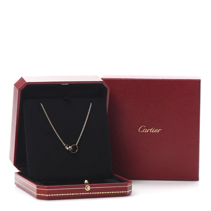 Cartier 18K Pink Gold Interlocking LOVE Necklace 7 of 7