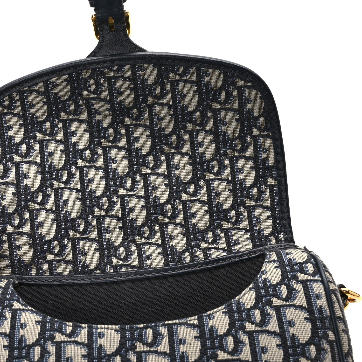 Christian Dior Oblique Medium Bobby Flap Blue 12 of 13