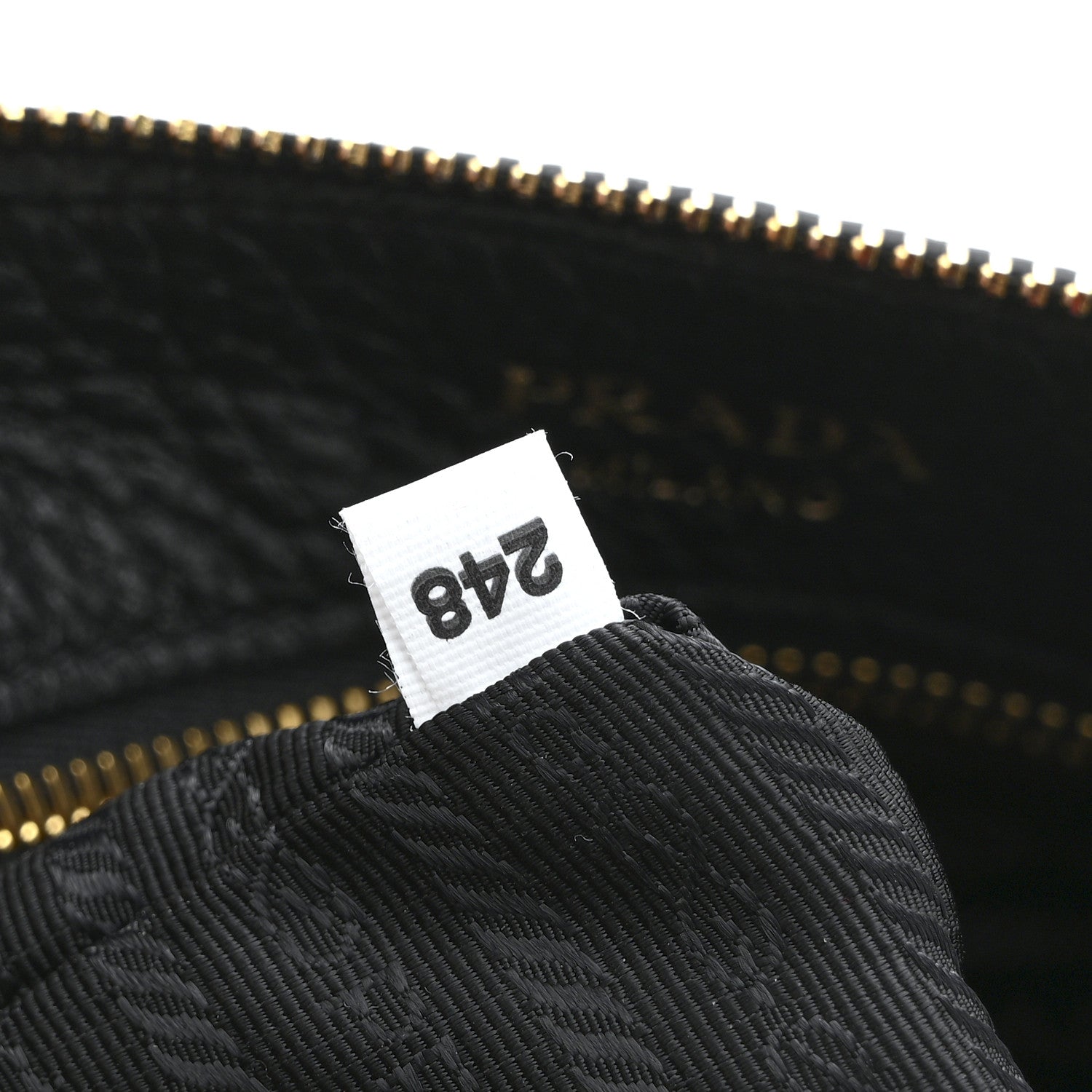 Prada Vitello Daino Crossbody Bag Black 7 of 10