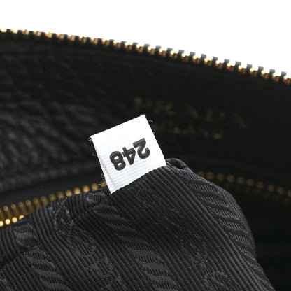 Prada Vitello Daino Crossbody Bag Black 7 of 10