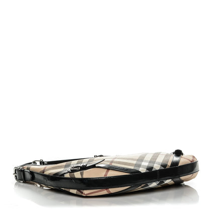 Burberry Supernova Check Large Larkin Hobo Black 4 of 8