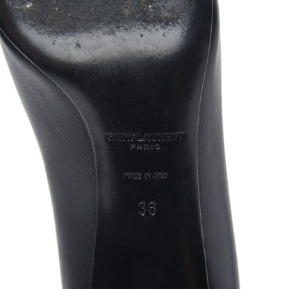 Saint Laurent Calfskin Classic Paris 80 Pumps 36 Black 6 of 11