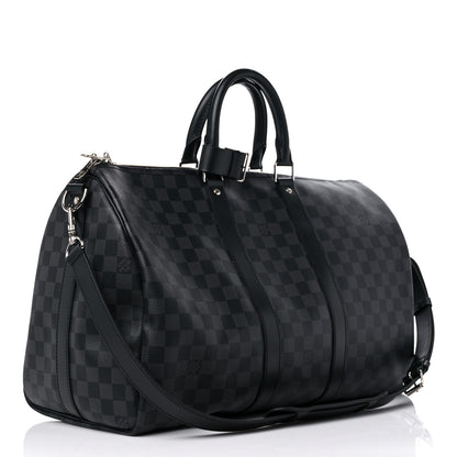 Louis Vuitton Damier Graphite Keepall Bandouliere 45 3 of 10