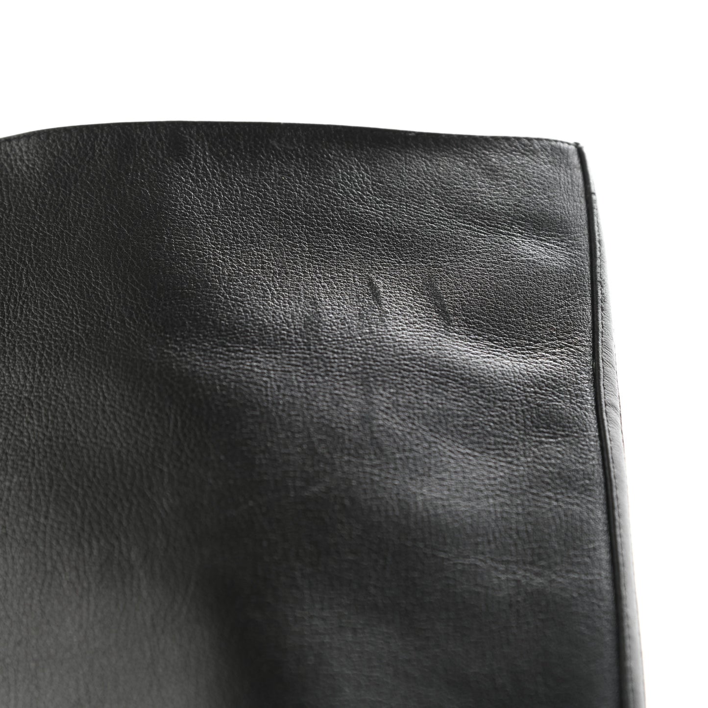 Calfskin Knee High Mavis 100 Boots 40.5 Black