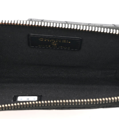 Chanel Caviar Quilted CC Zip Around Card Holder Black 5 of 10