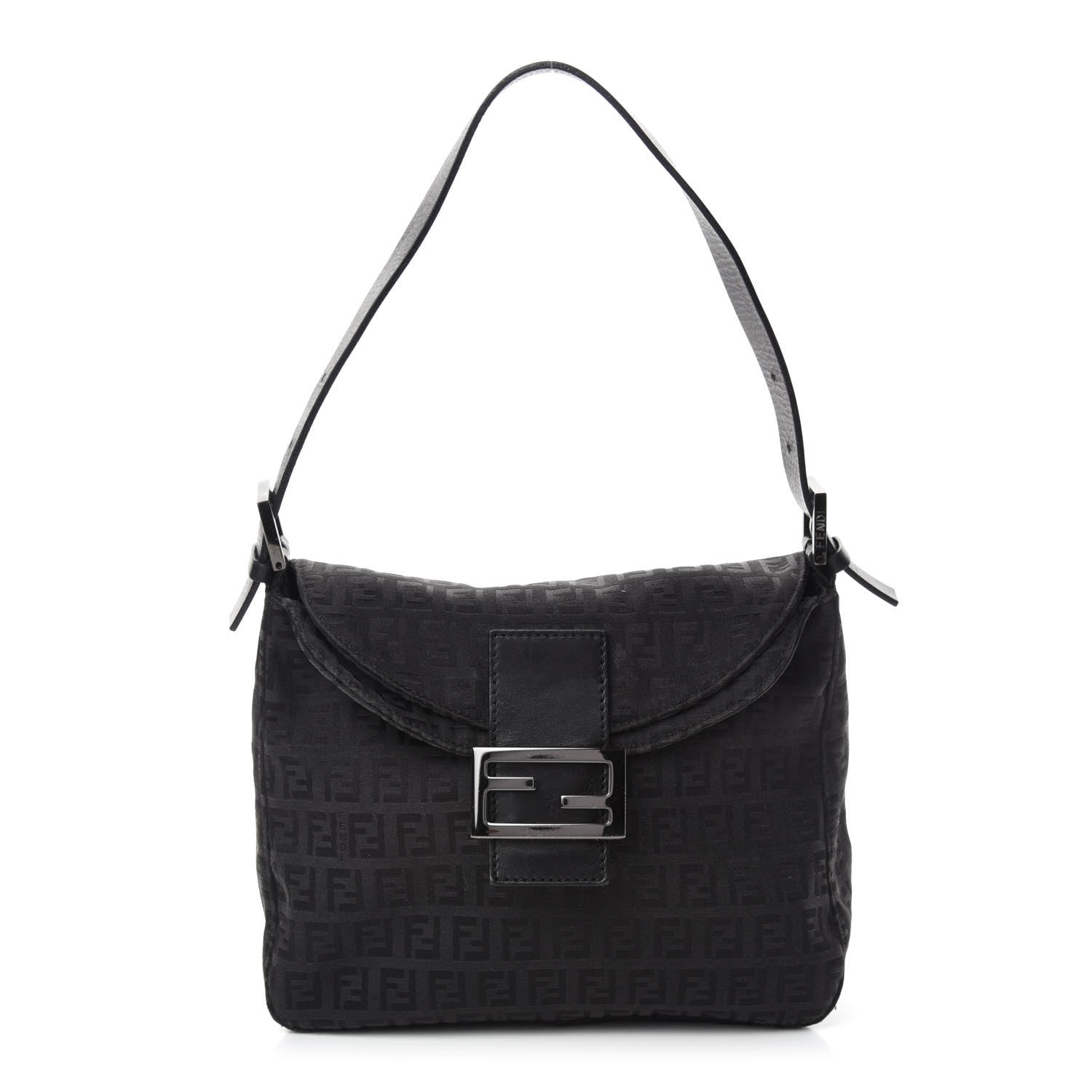 Fendi Zucchino Mama Baguette Black 1 of 10