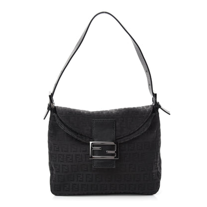 Fendi Zucchino Mama Baguette Black 1 of 10