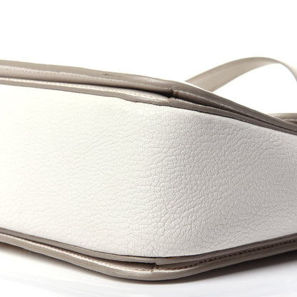 Miu Miu Goatskin Madras Shoulder Bag White 9 of 13