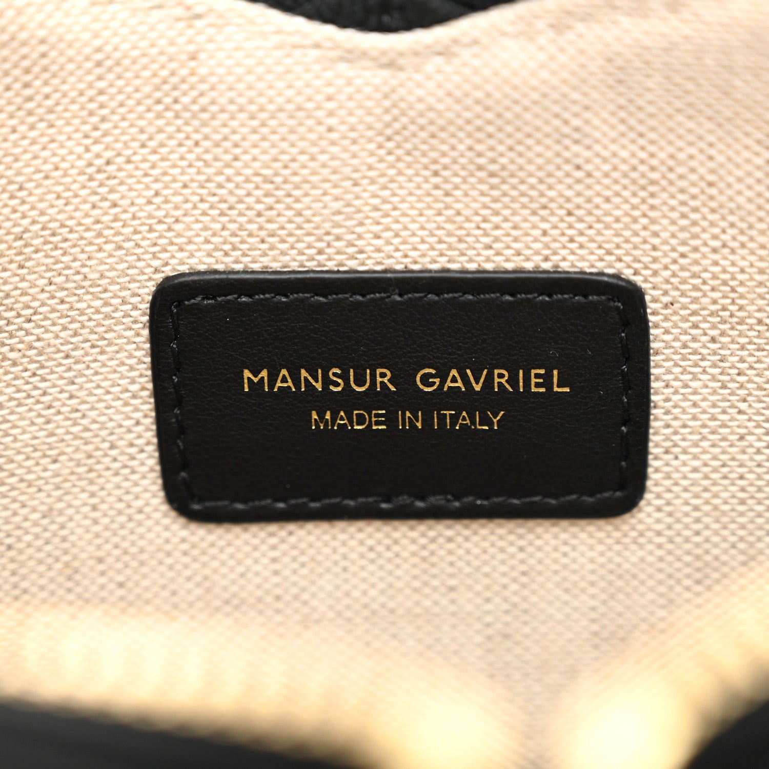 Mansur Gavriel Smooth Calfskin Mini M Frame Bag Black 6 of 9