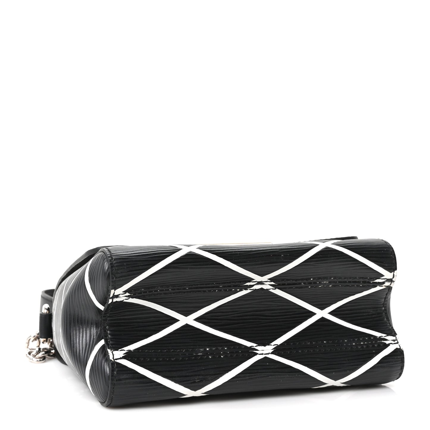 Epi Malletage Twist Shoulder Bag PM Black