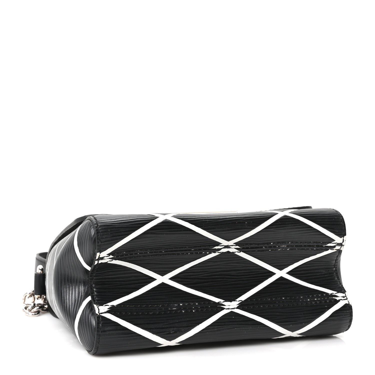 Louis Vuitton Epi Malletage Twist Shoulder Bag PM Black 4 of 9