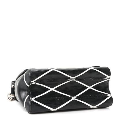 Louis Vuitton Epi Malletage Twist Shoulder Bag PM Black 4 of 9