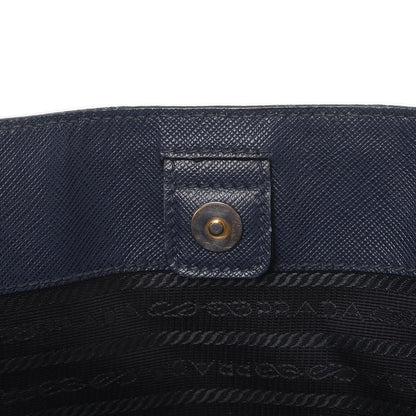 Prada Saffiano Lux Large Tote Bluette 21 of 24