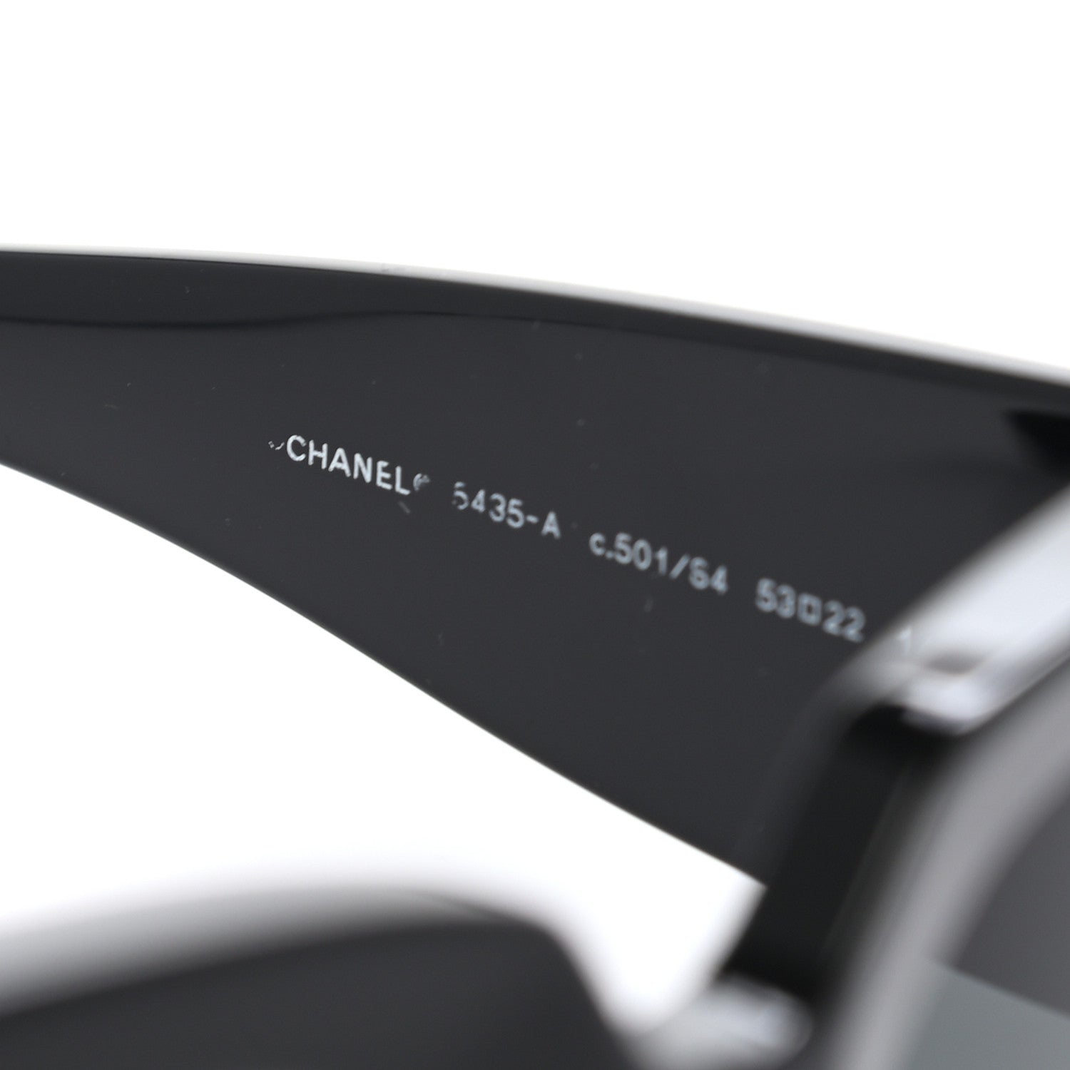 Chanel Square CC Sunglasses Black 5 of 7