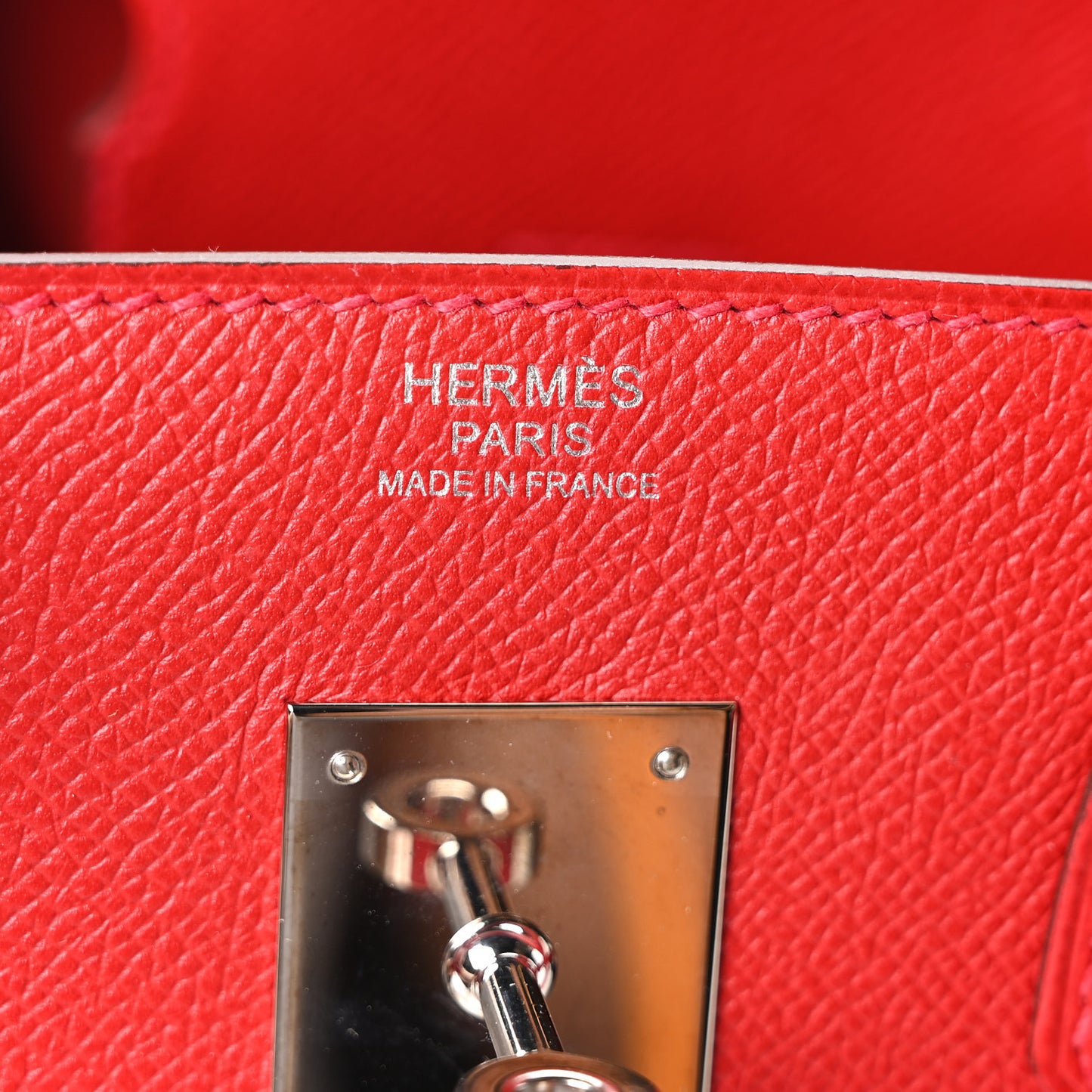Epsom Birkin 30 Rouge Vif