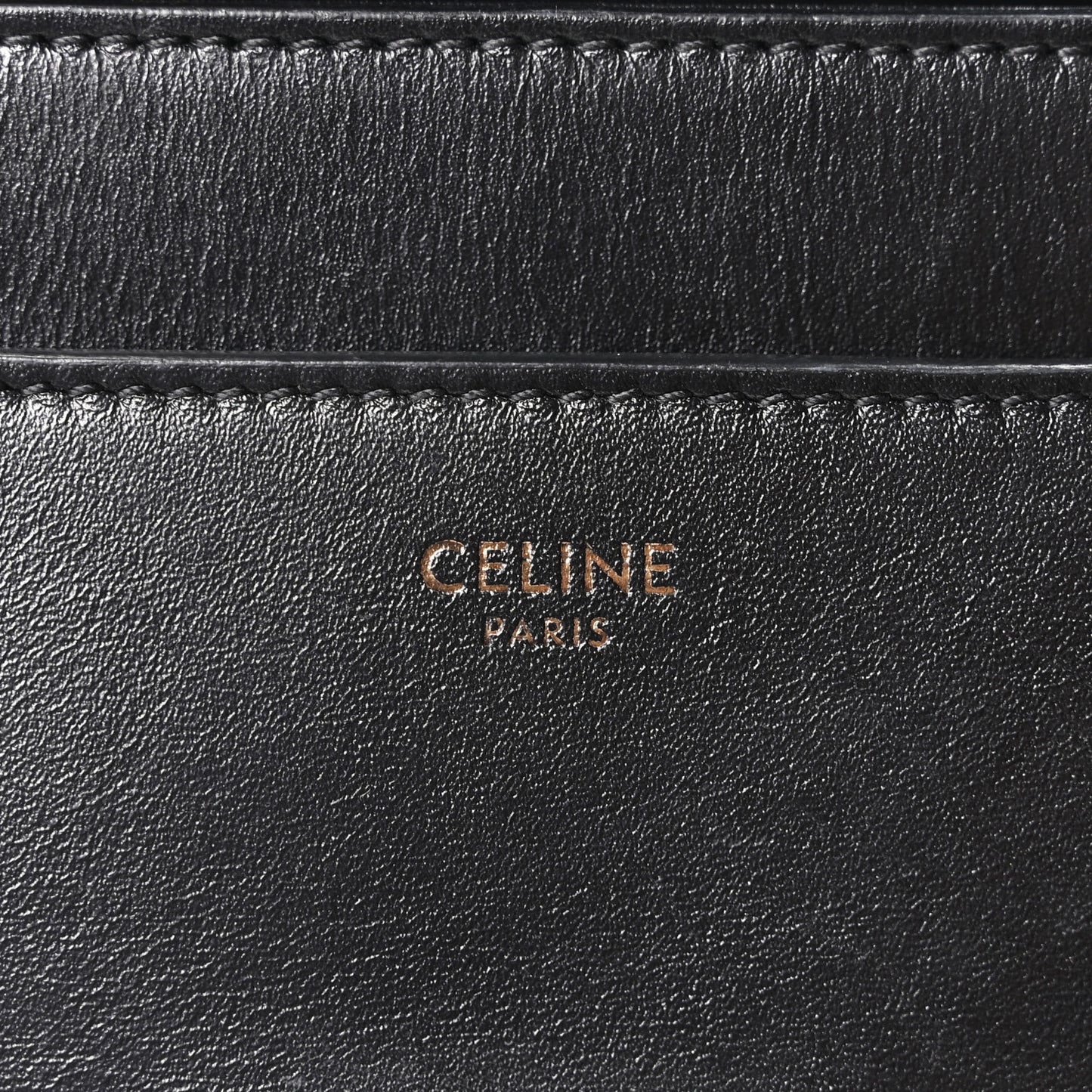 Satinated Calfskin Small 16 Top Handle Bag Black