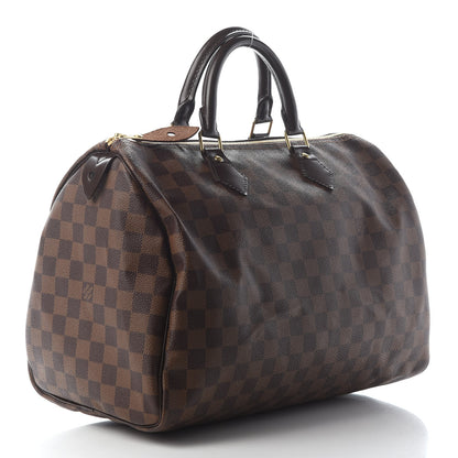 Louis Vuitton Damier Ebene Speedy 35 3 of 8