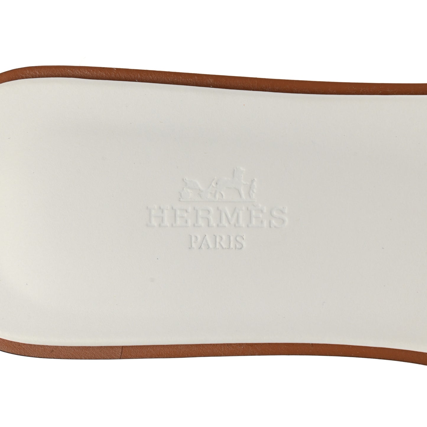 Box Calfskin Oran Sandals 39.5 White