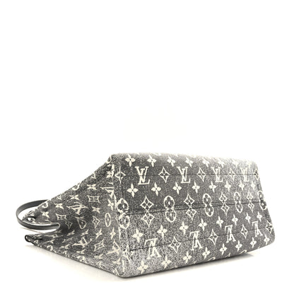 Louis Vuitton Monogram Jacquard Denim Onthego MM Black 4 of 8