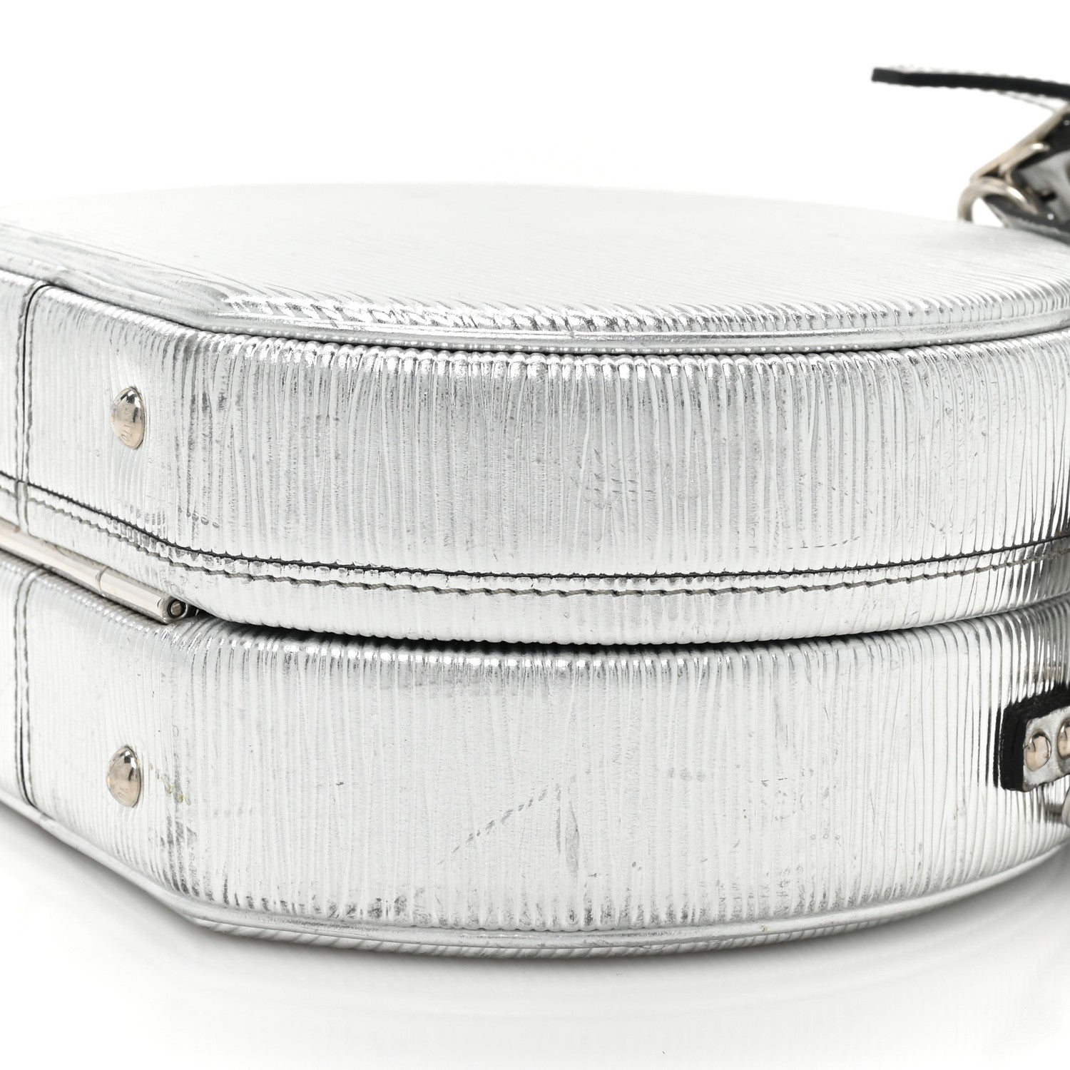 Louis Vuitton Metallic Epi Petite Boite Chapeau Silver 12 of 13