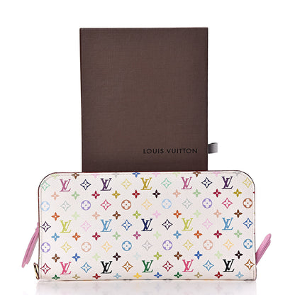 Louis Vuitton Monogram Multicolor Insolite Wallet White Litchi 8 of 8