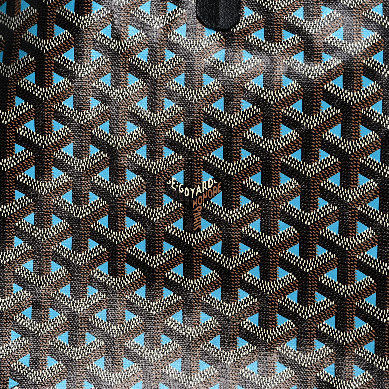 Goyard Goyardine Saint Louis Claire Voie GM Black Opaline 6 of 8