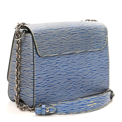 Louis Vuitton Epi Twist Shoulder Bag MM Denim Light 4 of 10
