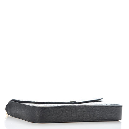 Louis Vuitton Empreinte Pochette Felicie Chain Wallet Black 4 of 9