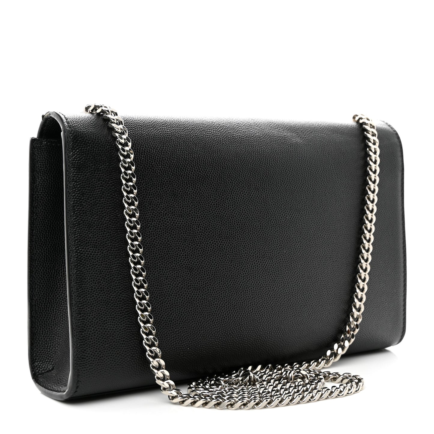 Grain De Poudre Medium Classic Monogram Kate Satchel Black
