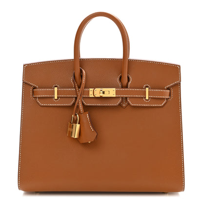 Hermes Epsom Birkin Sellier 25 Gold 1 of 11