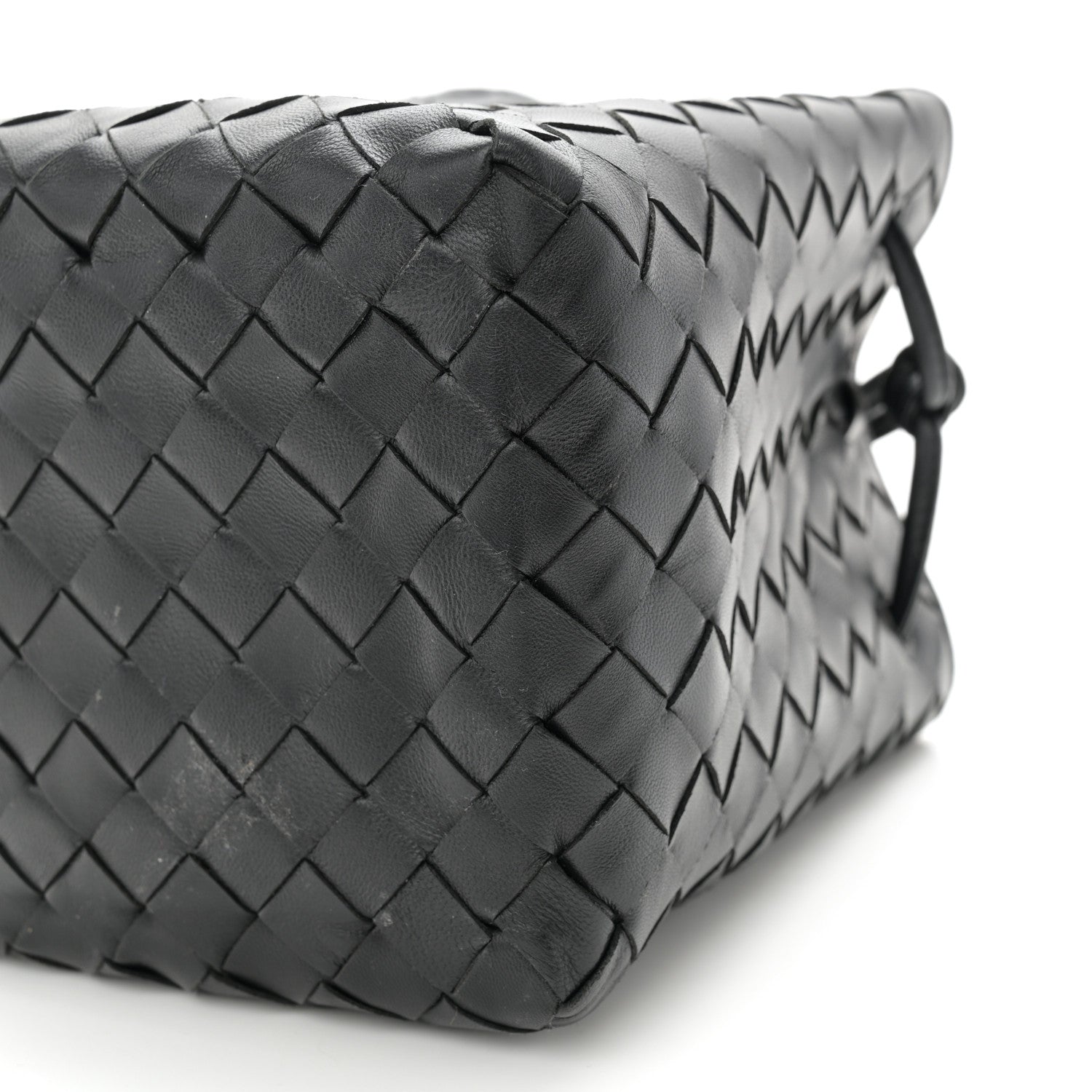 Bottega Veneta Nappa Intrecciato Small Drawstring Bucket Bag Black 9 of 10