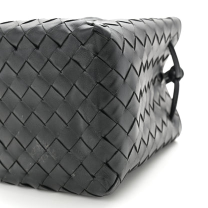 Bottega Veneta Nappa Intrecciato Small Drawstring Bucket Bag Black 9 of 10