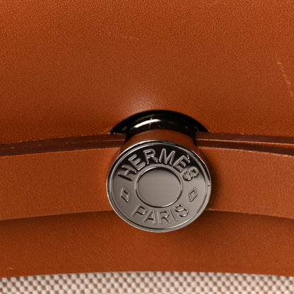 Hermes Vache Hunter Criss Viking Herbag Messenger 39 Ecru Beige Fauve 12 of 12