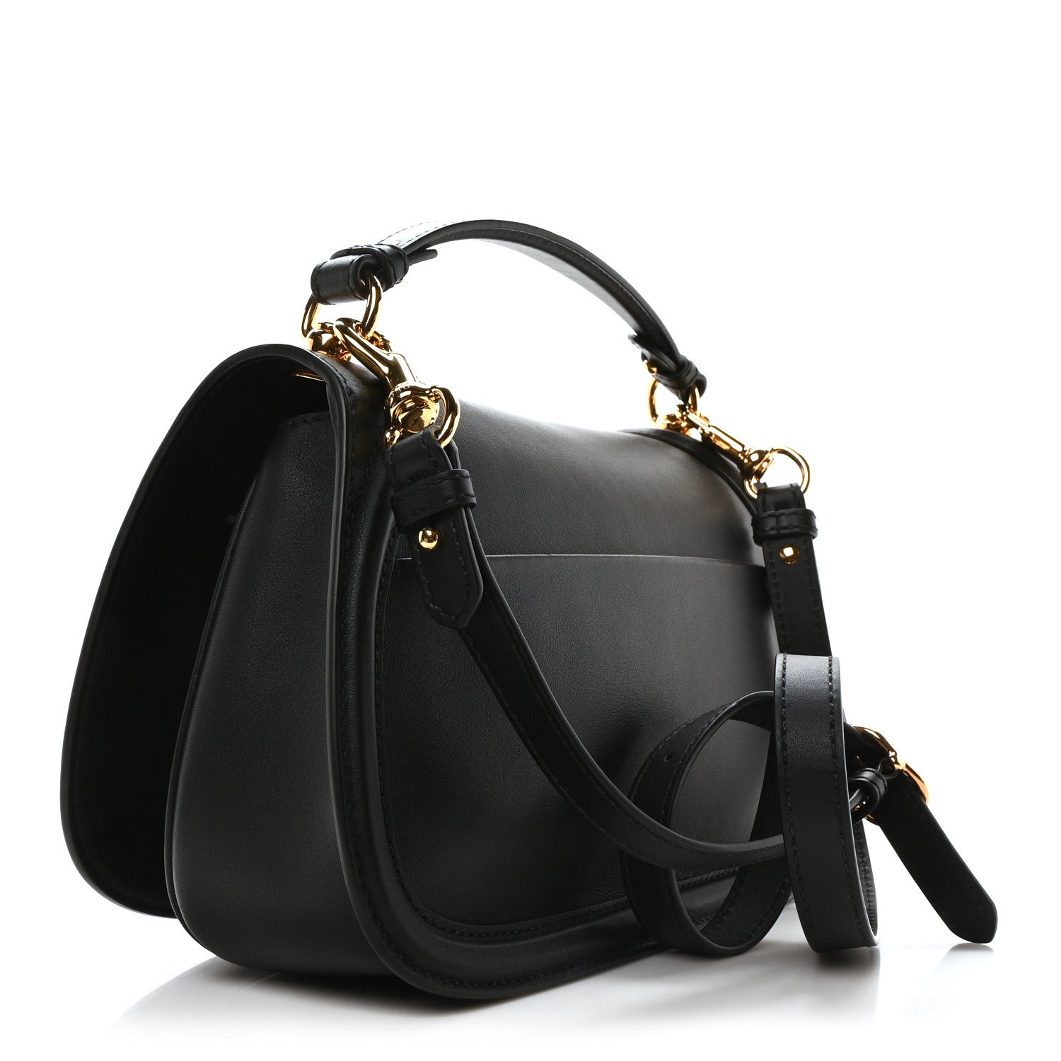 Gucci Calfskin Large Blondie Top Handle Bag Black 3 of 10