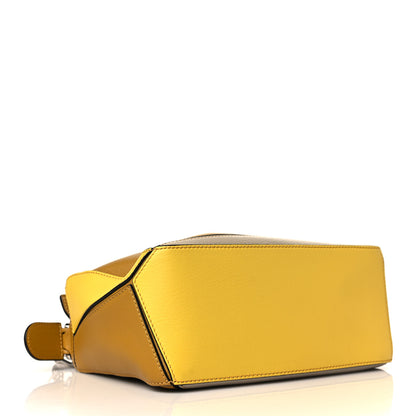 Loewe Grained Calfskin Small Puzzle Bag Ocre Yellow 4 of 8