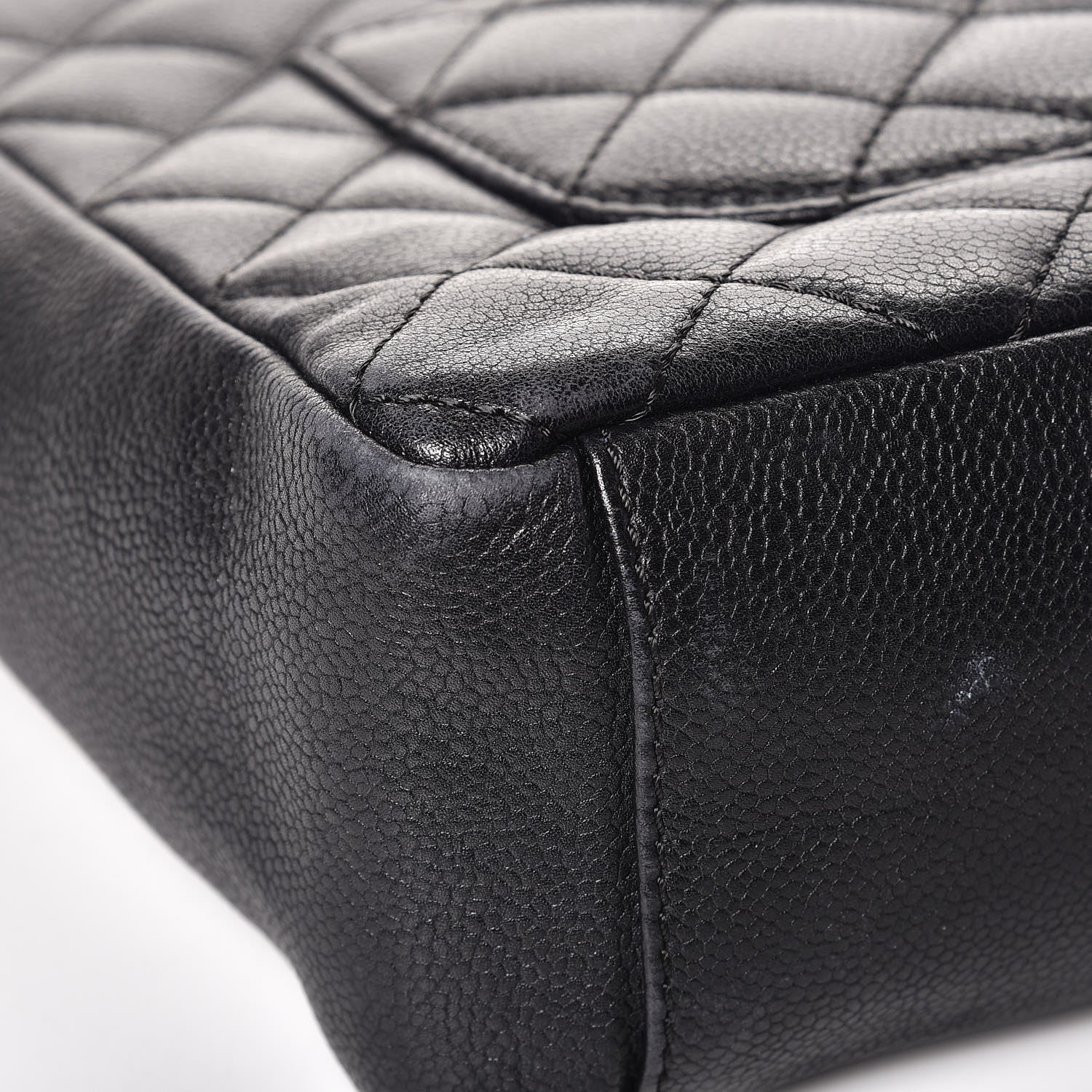 Chanel Caviar Petit Shopping Tote PST Black 12 of 14