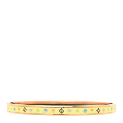 Hermes Enamel Printed Chorus Stellarum Extra Narrow Bracelet 70 Hypno 1 of 6
