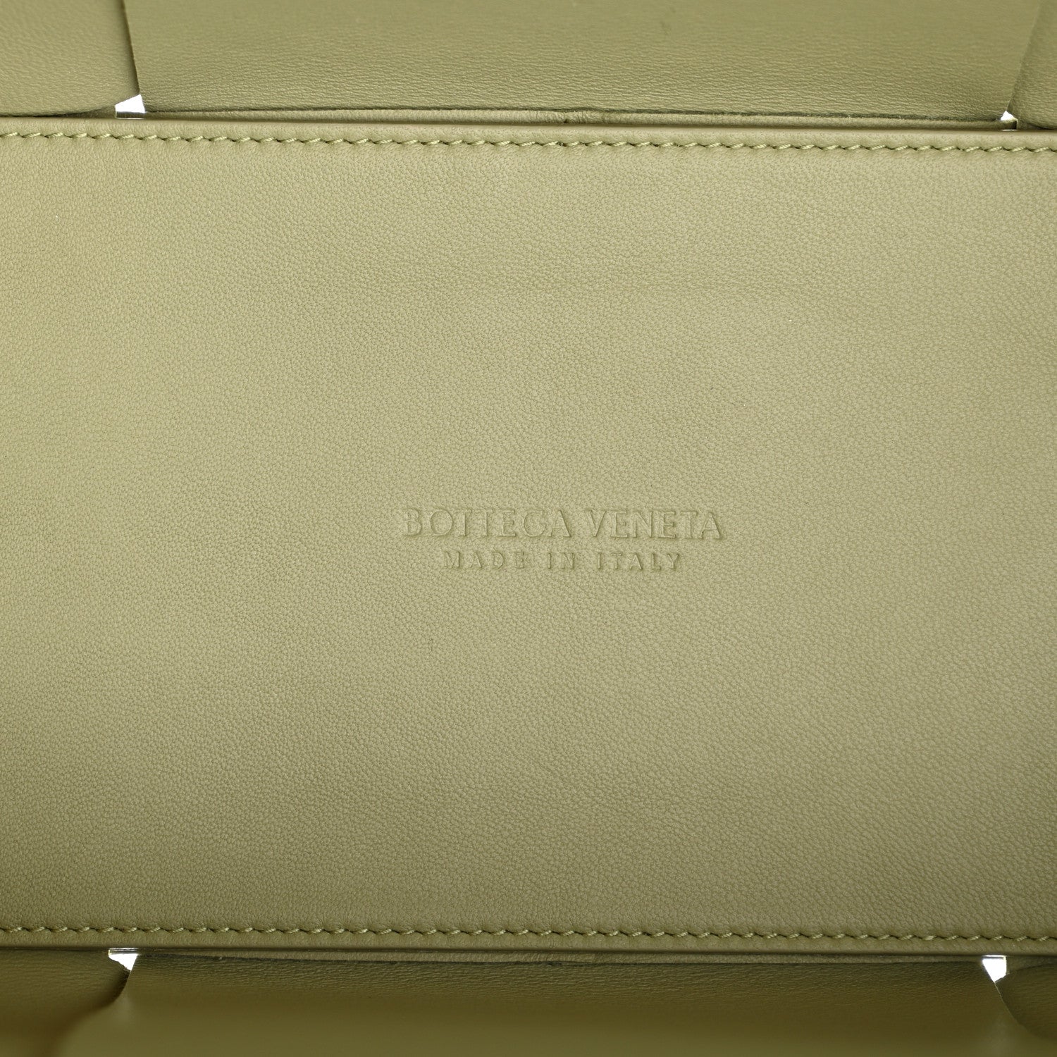 Bottega Veneta Grained Calfskin Intrecciato Medium Arco Tote Travertine 7 of 11