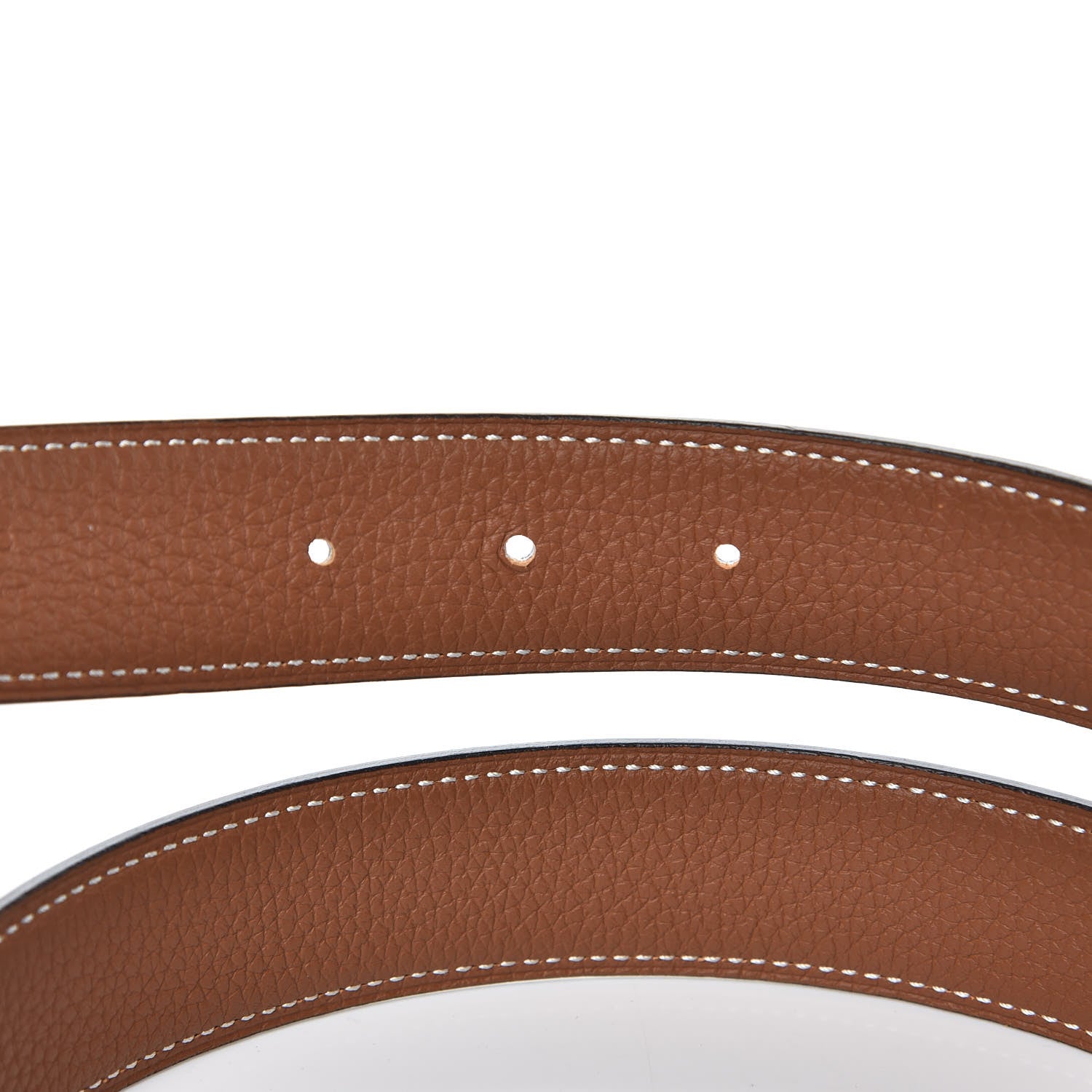 Hermes Box Togo 32mm H Belt 80 Black Gold 4 of 6