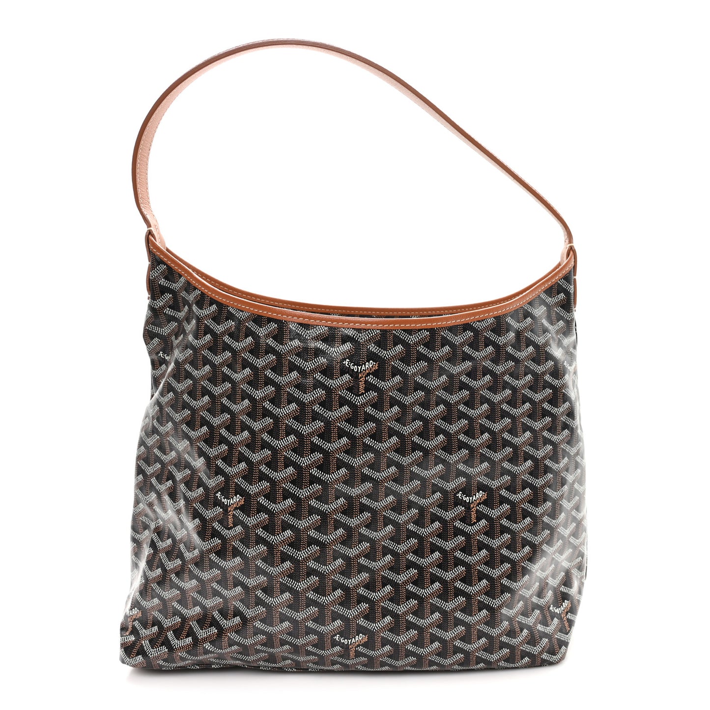 Goyardine Boheme Hobo Black Gold