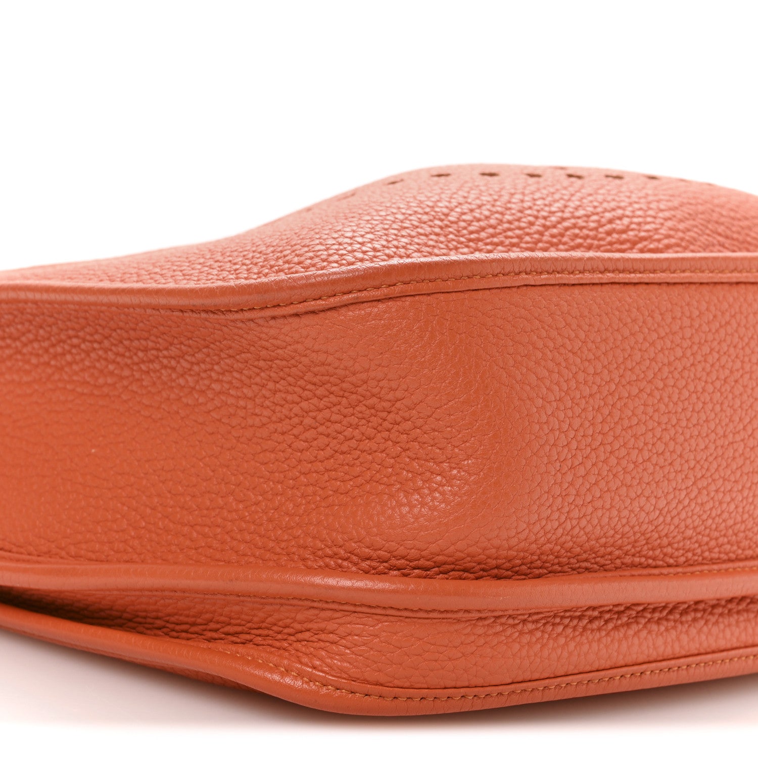Hermes Taurillon Clemence Evelyne III GM Orange 9 of 10